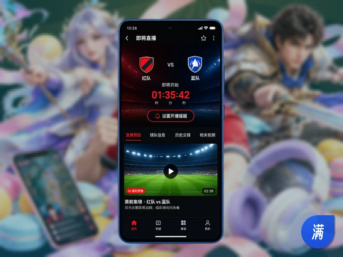 满冠体育 APP，赛事实时更新更方便